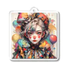 Jake-Hokkaido のJK-005 Pierrot girl アクリルキーホルダー