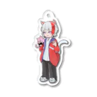 LAZINESS BUNNYのまんじまつりゅーのまじまんじぐっず Acrylic Key Chain