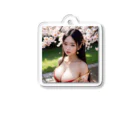 ブリッジの屋台のAI美女写真集１＆２アイドル Acrylic Key Chain