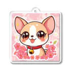 可愛いチワワグッズショップのファンタジーなチワワ Acrylic Key Chain