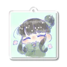 手書きイラスト屋さんのふわふわ可愛い女の子 Acrylic Key Chain