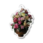 植物の絵師「洋子」の店の薔薇の花束 Acrylic Key Chain