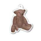 みにゆん　ねこのLovely bear。brown bear Acrylic Key Chain