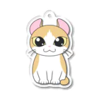 おりょうのネコちゃんグッズのかわいいアメリカンカール② Acrylic Key Chain