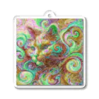 Distorted Chromatic DreamのWhimsical Feline Dream #1/6 Acrylic Key Chain