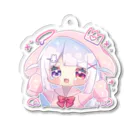 みなづき。のうさ耳パーカーちゃん(優勝) Acrylic Key Chain