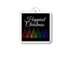 LGBTQ MianのHappiest Christmas Acrylic Key Chain