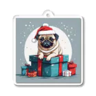 LEONのみんな大好き！パグ（We♥PUG） アクリルキーホルダー