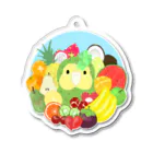 pino_pinetreeのフルーツカカポ Acrylic Key Chain