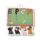 FRENCHIEの毛色の種類を学ぶ学生フレブル🧑‍🎓 アクリルキーホルダー