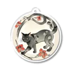 itatata-AIの和風黒猫 Acrylic Key Chain