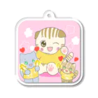 ぶらにゃんず商店のこまめちゃん大好き Acrylic Key Chain