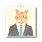 suisuishopの猫の日常F Acrylic Key Chain