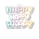 はしくれじゃいSHOPのHAPPYはっぴーハッピー アクリルキーホルダー