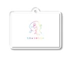 Chikyu-yueiのちきゅうゆうえいlogo Acrylic Key Chain