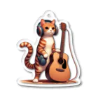 onzo_BGMの猫×音楽１７ Acrylic Key Chain
