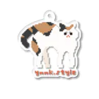 ynnk.styleのみけねこアクリルキーホルダー（やんのか） Acrylic Key Chain