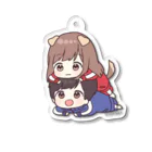 JOYNET STOREのジャージちゃん「のっかり」 Acrylic Key Chain