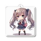 luckyTigerの可愛い女子 Acrylic Key Chain