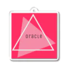 FRENCHIEのピンクなoracle アクリルキーホルダー