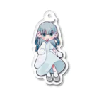 露天風呂付客室のさめさん Acrylic Key Chain