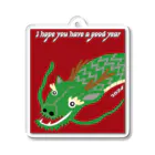 aiueoneko358のDragon2024 Acrylic Key Chain