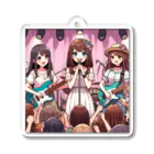 k.corporationのAI美女バンド Acrylic Key Chain