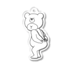 YUICHI design shopのクマの着ぐるみ Acrylic Key Chain