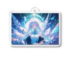 卯月なのかのCrystal Journey　〜美麗で神聖、どこか厳かな結晶の旅〜　No.3「眠れる氷の女王」 Acrylic Key Chain