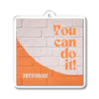 MITSUNORI OFFICIAL SHOPのYou can do it! ジャケット アクリルキーホルダー