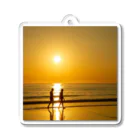 taka9428jpの夕日 Acrylic Key Chain