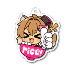 狗柴 犬 -ᴋᴜsʜɪʙᴀ ᴋᴇɴ-のrice！な狗柴 Acrylic Key Chain