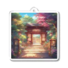 jampackの【風景】寺院 Acrylic Key Chain