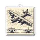 hosigareの架空の航空機 Acrylic Key Chain