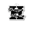 HDWのH DESIGNWORKS ロゴグッズ アクリルキーホルダー