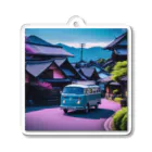 ta95の五箇山合掌造り集落（岐阜県）を旅するワーゲンバス Acrylic Key Chain