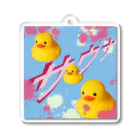 melancholy.shopのサウナ🐣 Acrylic Key Chain