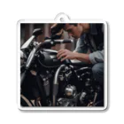 GROUND-WORKSのバイク整備 Acrylic Key Chain