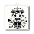 vancx.comの golfboy&girl Acrylic Key Chain