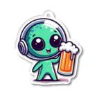 おふざけの宇宙人の酒場放浪記 Acrylic Key Chain