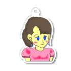 りんごショップのみぃみぃさんの似顔絵 Acrylic Key Chain