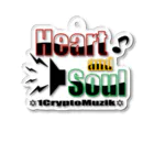 1CryptoMuzikのHeart and Soul Acrylic Key Chain