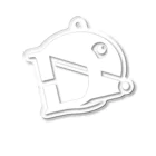 delight-hokkaido 公式ショップ 本店のdelight-hokkaidoデザイン（ホワイト シンボルマーク） Acrylic Key Chain