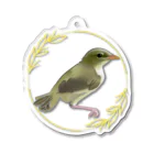 やちよ｜リアル鳥イラストのウグイスのヒナちゃん Acrylic Key Chain