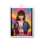 youhouの80's girls　No.2 アクリルキーホルダー