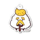 ひげにぎりのおにぎり剣士 ひげにぎり「ししょー」 Acrylic Key Chain