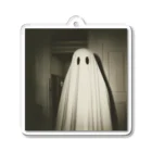 Popon-ponのPopo-Ghost Acrylic Key Chain