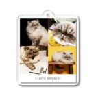 写真家 古熊美帆のI LOVE MOJACO Acrylic Key Chain