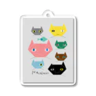 まち猫フルネスのまち猫フルネスシンボルシリーズ Acrylic Key Chain