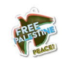 otemochanの【パレスチナ連帯】PEACE Acrylic Key Chain